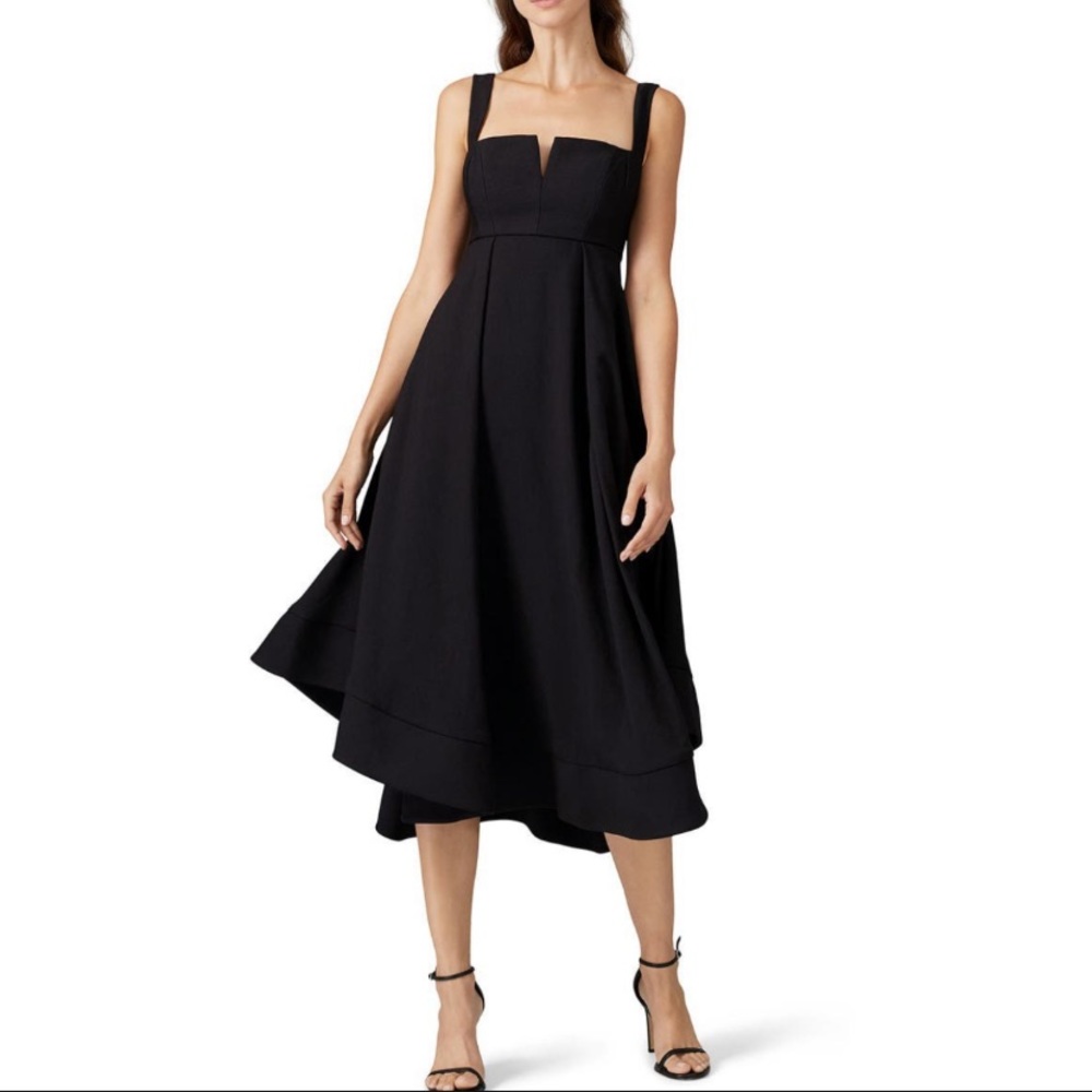 C/MEO Collective Black Statement Gown Dress